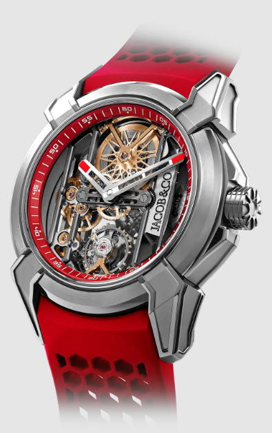 (image for) Jacob & Co epic x skeleton RED EX110.20.AA.AE.A Replica watch